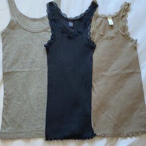 Banana Republic Tank Tops Set of 3 Sz S
